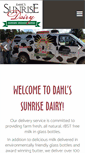 Mobile Screenshot of dahlssunrisedairy.com