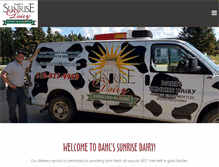 Tablet Screenshot of dahlssunrisedairy.com